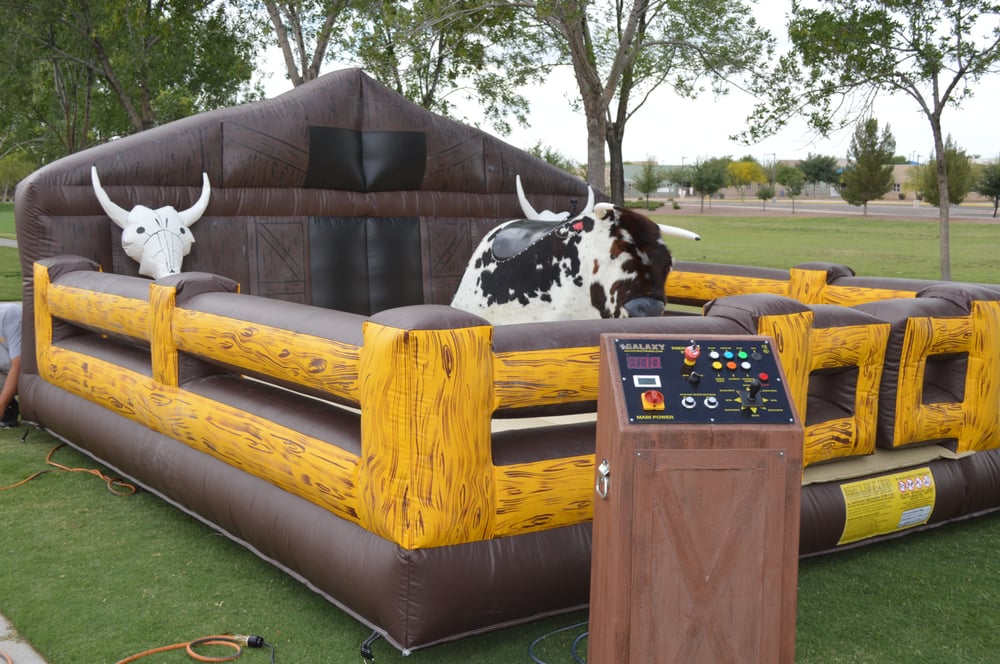 inflatable bull ride rental